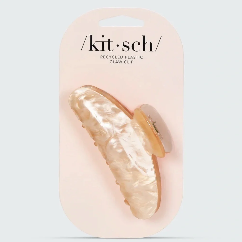 2/$20 ✨NWT Kitsch Blush Pink Marble Claw Clip Eco-Friendly